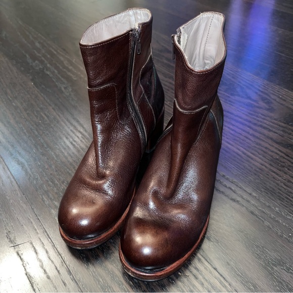 MOMA Italian real leather boots,excellent condition,size 39(8.5),chestnut colour - Picture 3 of 14